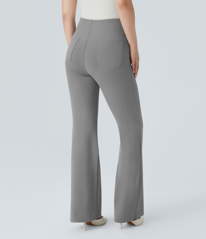 Halara Flex™ High Waisted Back Side Pocket Slight Flare Work Pants