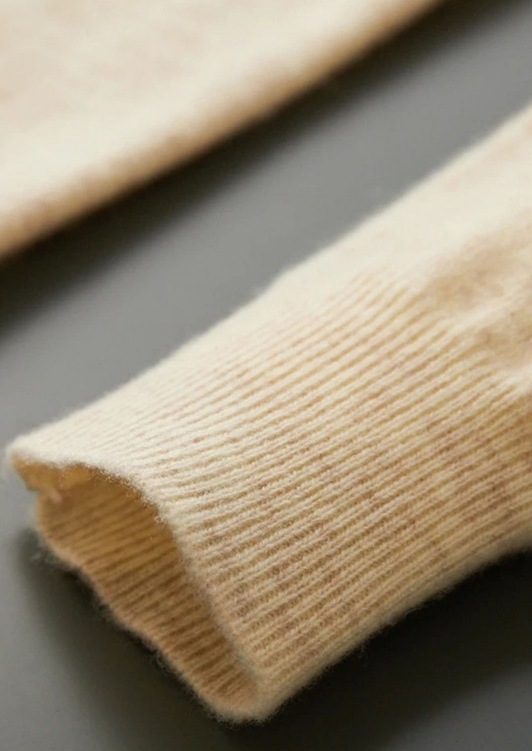 100% CASHMERE POLO CARDIGAN