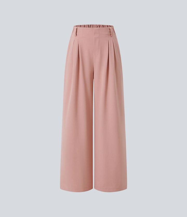 Halara Flex™ High Waisted Pocket Wide Leg Waffle Work Pants
