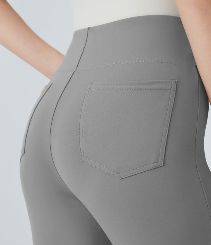 Halara Flex™ High Waisted Back Side Pocket Slight Flare Work Pants