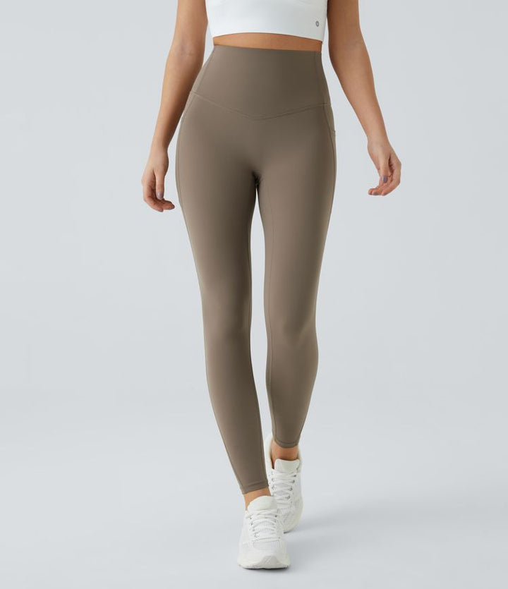 Halara UltraSculpt™ SoCinched High Waisted Tummy Control Side Pocket Shaping Training Leggings