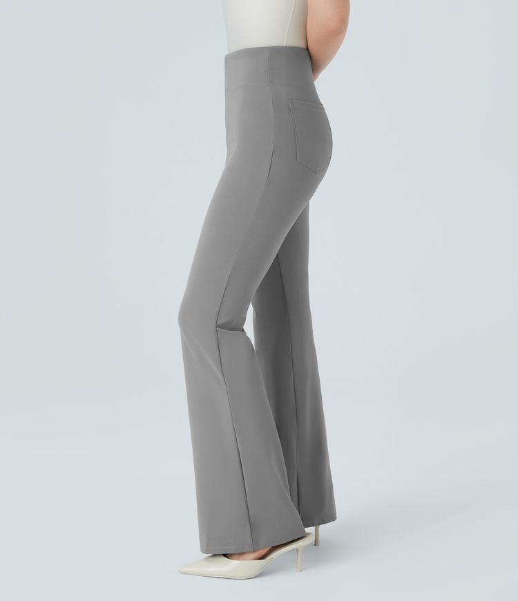 Halara Flex™ High Waisted Back Side Pocket Slight Flare Work Pants