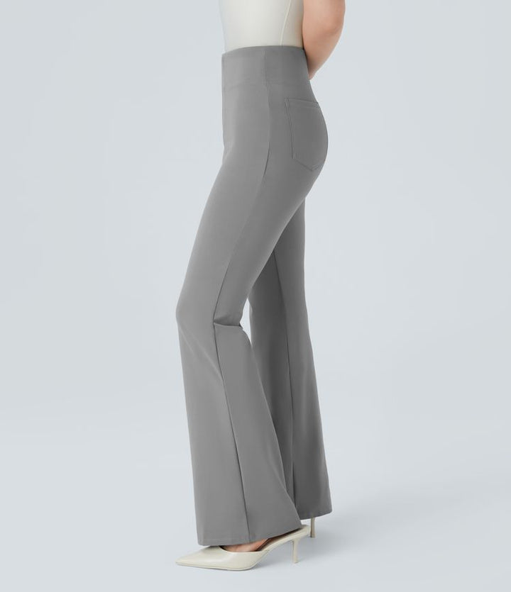 Halara Flex™ High Waisted Back Side Pocket Slight Flare Work Pants