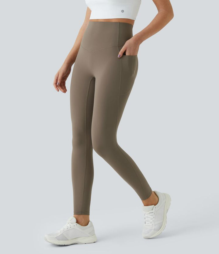 Halara UltraSculpt™ SoCinched High Waisted Tummy Control Side Pocket Shaping Training Leggings