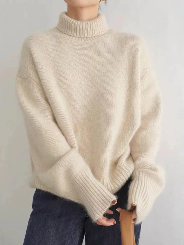 Lorèn™ - Luxe Cashmere Turtleneck Sweater