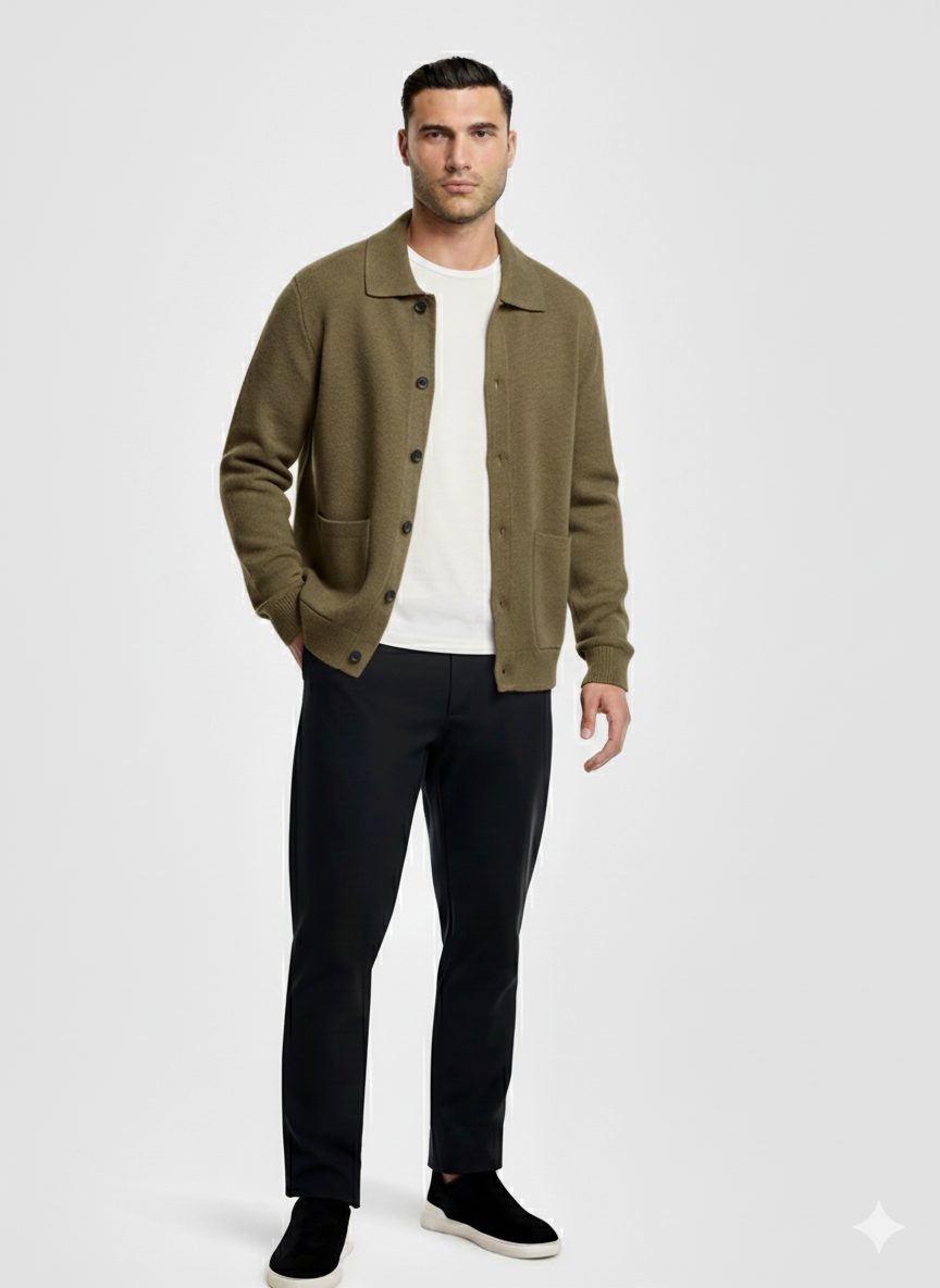 The Lorèn Wool Blend Overshirt