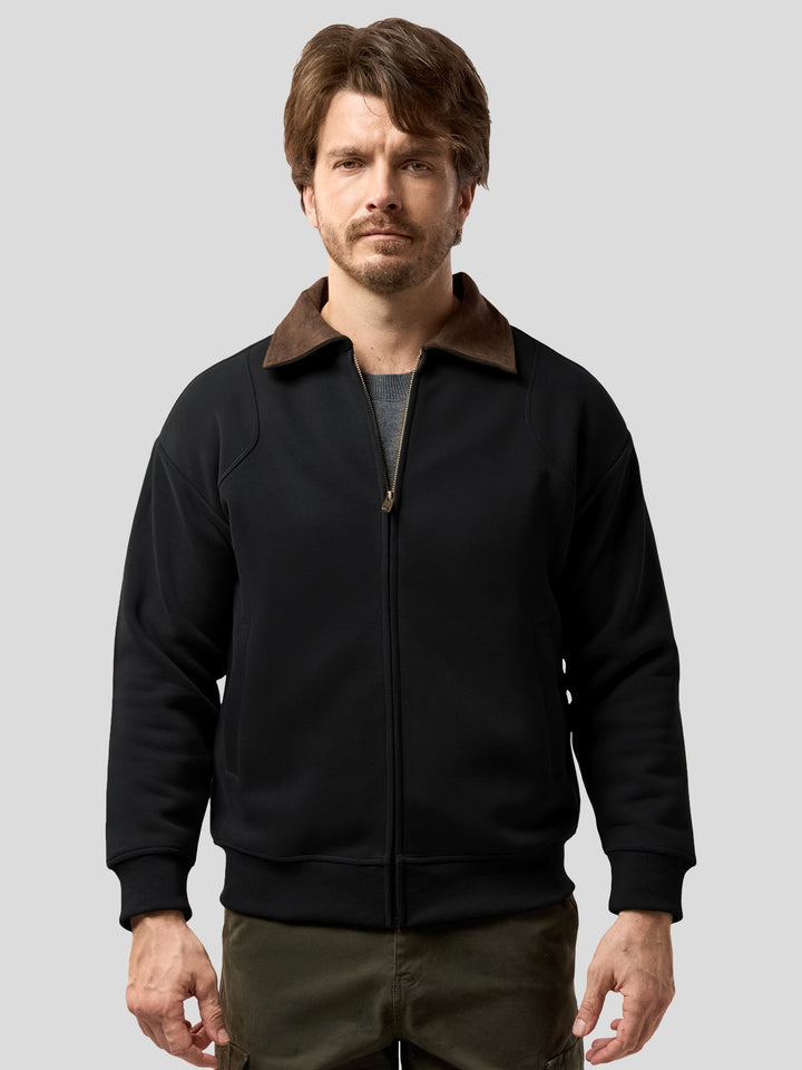 Cozyspacer Contrast Collar Zip Jacket