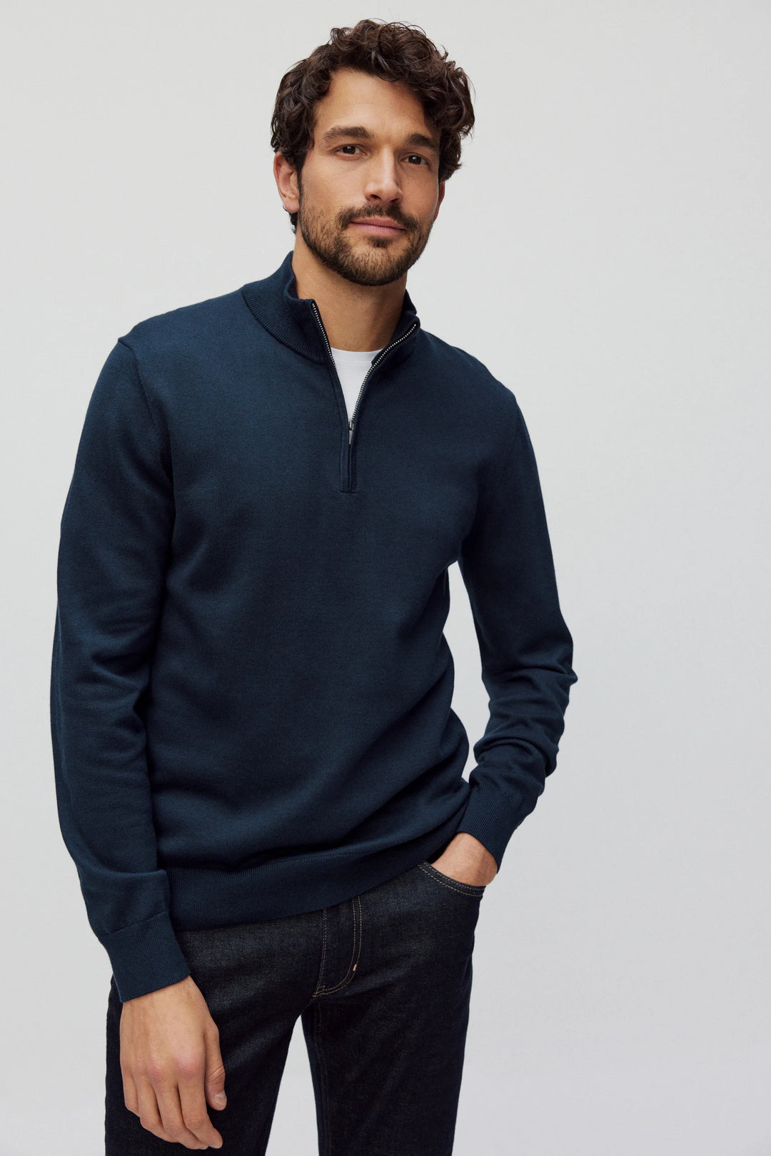 The Santoni Half Zip