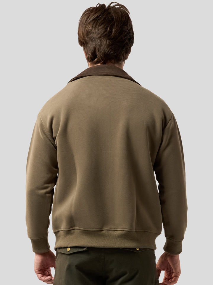 Cozyspacer Contrast Collar Zip Jacket